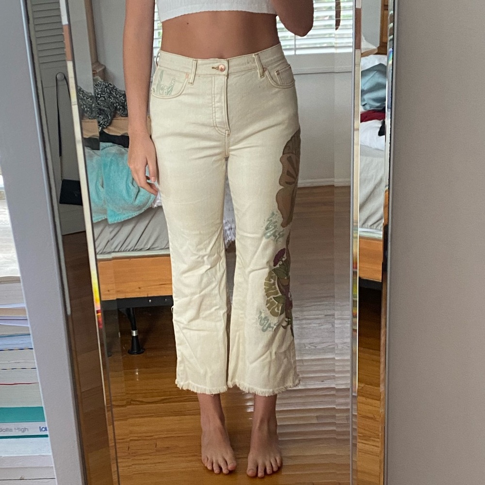 Free people jeans barely worn